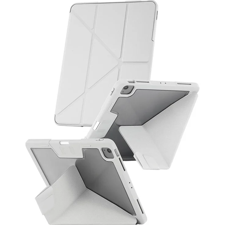 PanzerGlass CARE TPU Essential Case Light Grey, Tablet-Hülle für iPad Air 13" (2024-2025), flexibles und strapazierfähiges Material, präzise Aussparungen