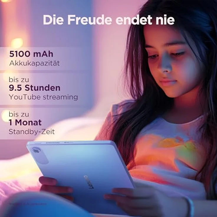 Lenovo TB311FU, 10.1" Full HD Tablet mit MediaTek G85, 4GB RAM, IP52, in Polar Blue – Bild 3