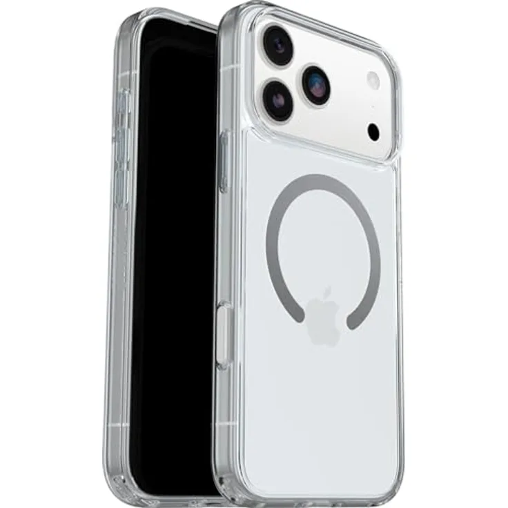 OtterBox Symmetry Series Clear MagSafe Hülle für iPhone 17 Pro Max, stoßfest und sturzsicher, 3X Militärstandard getestet, transparent