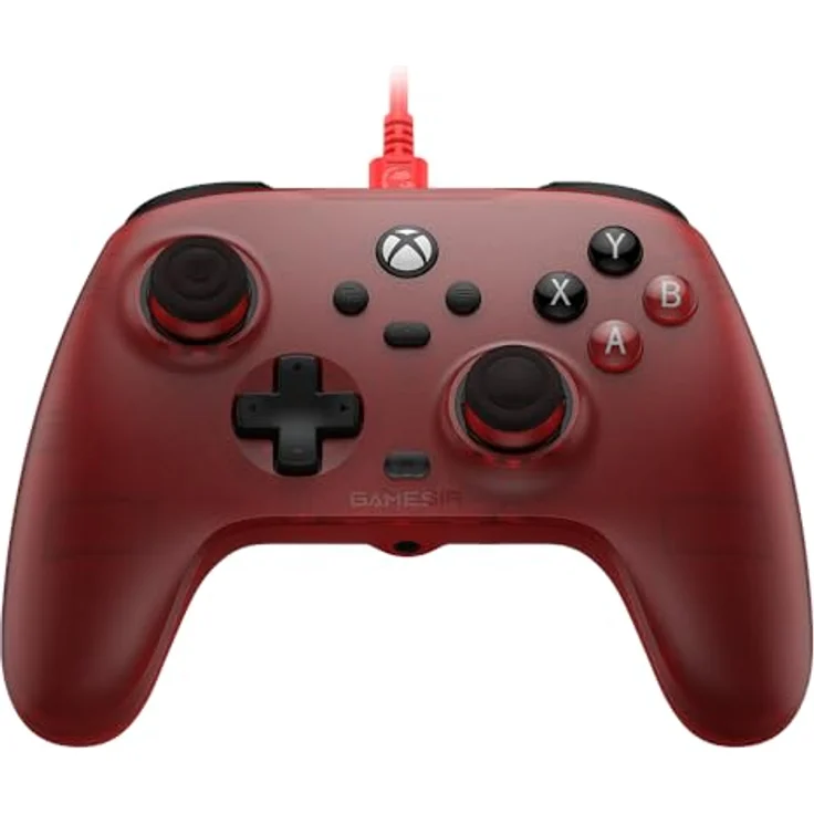 GameSir T7, Kabelcontroller Joystick in Rot, Gaming Controller – Bild 1