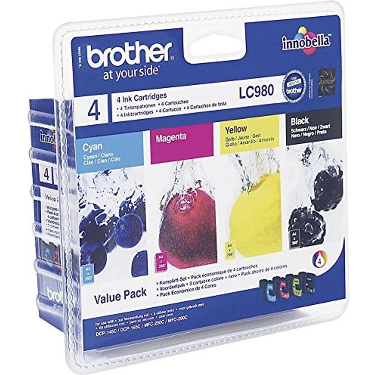 Brother LC-980VALBP Schwarz, Gelb Tintenpatrone – Bild 2