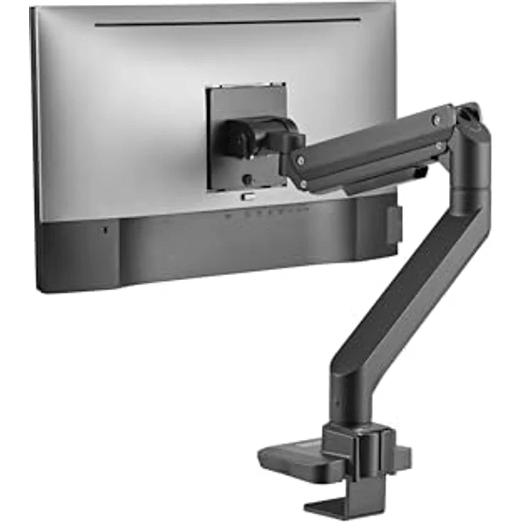Equip 650180 Robuste Monitor-Tischhalterung für 17 bis 49 Zoll, schwarz - Gasfederstruktur, neigbares Design, Kabelklemmen – Bild 5