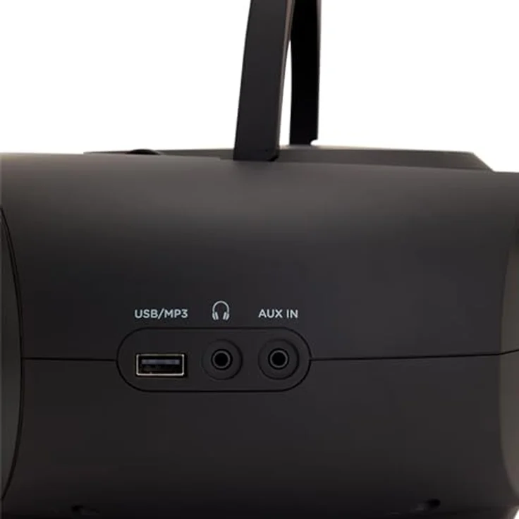 Aiwa BBTU-500DAB/BK Tragbares DAB+ CD-Radio mit 2.4" Farbdisplay, Bluetooth 5.0, USB, CD/CDR/RW/MP3, schwarz – Bild 4