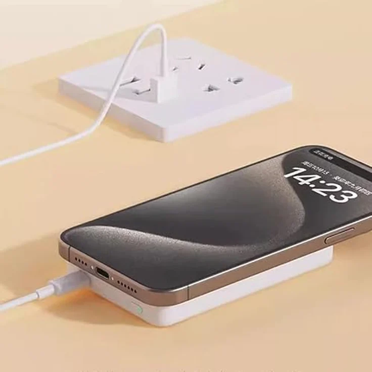 Xiaomi Kabellose Powerbank 5.000mAh, tragbar, Weiß – Bild 7