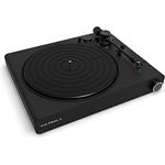 Victrola Stream Onyx Plattenspieler mit 3 Abspielgeschwindigkeiten| Funktioniert drahtlos mit Sonos-Geräten| Hochpräzise magnetische Kartusche | Mattschwarz | VPT-2000-BLK-INT
