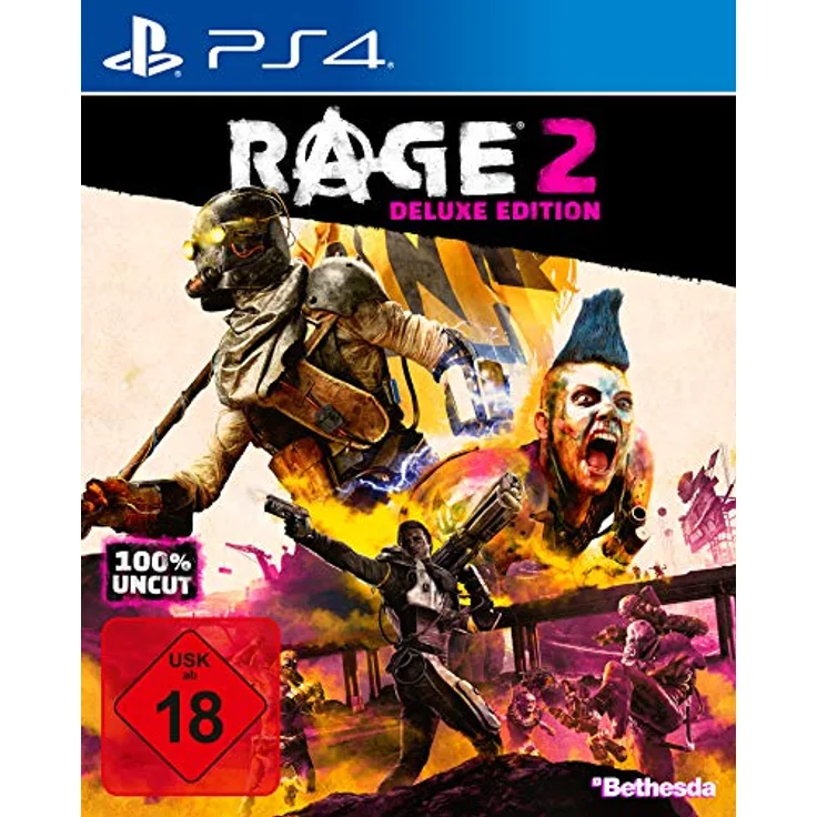 Bethesda RAGE 2 Deluxe Edition [PlayStation 4] mit Digital Deluxe Boni, inkl. Erweiterung "Das Erwachen der Geister" und DOOM BFG