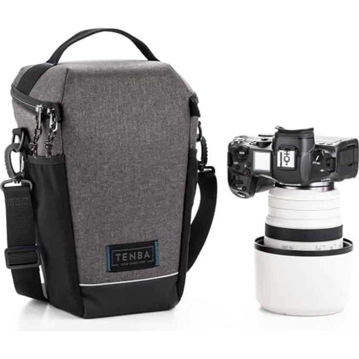 Tenba Toploader Skyline V2 9, Kameratasche in Grau für DSLR und spiegellose Kameras bis 15 cm, wasserabweisend – Bild 2