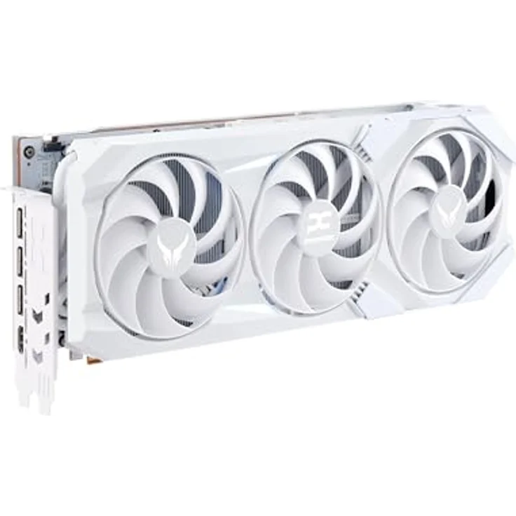PowerColor Radeon Red Devil Spectral White RX 9070 XT 16GB GDDR6 Grafikkarte, 3 x HDMI 2.1, 3 x DisplayPort 2.1a – Bild 4