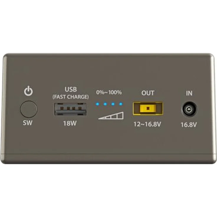Yolco CSX5 Bateria zewnętrzna, Powerbank mit 13000 mAh und USB-A-Anschluss, schwarz – Bild 2