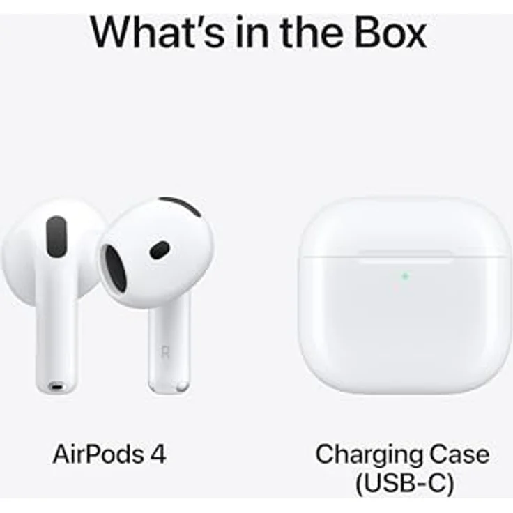 Apple AirPods (4. Generation) - Kabellose In-Ear Kopfhörer mit Bluetooth 5.3, ideal für Anrufe, Musik und Sport, Weiß – Bild 6