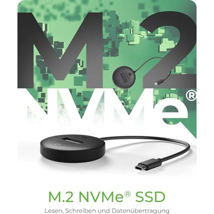 ICY BOX IB-1610MCD-C31, Dockingstation für NVMe & SATA M.2 SSD, USB-C mit 10 Gbit/s Geschwindigkeit, kompakt und tragbar – Bild 3