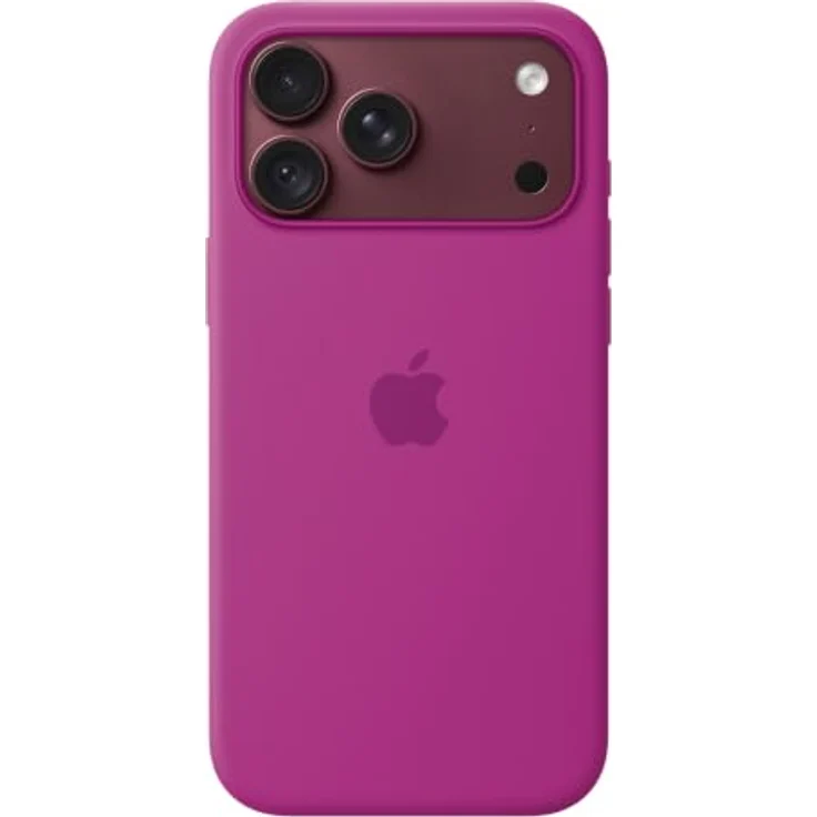 Apple Silicone Case iPhone 18 Pro Max, Magenta, MagSafe kompatibel mit Mikrofaserfutter und kratzfestem Design – Bild 1