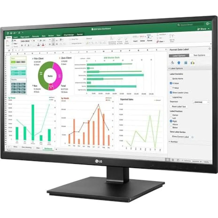 LG Monitor 27BN55UP-B 60,5 cm (23.8 Zoll) 1920 x 1080 Pixel Full HD IPS, schwarz – Bild 4