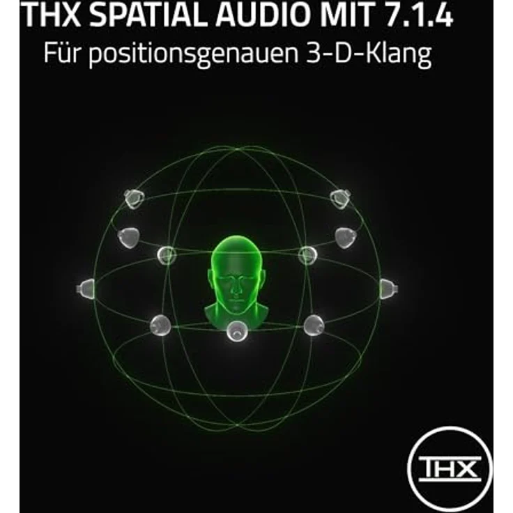 RAZER BlackShark V3 Pro NiKo Edition, Over-ear Gaming Headset mit Razer HyperSpeed Wireless, Hybrid-ANC und THX Spatial Audio, Flammendesign – Bild 8