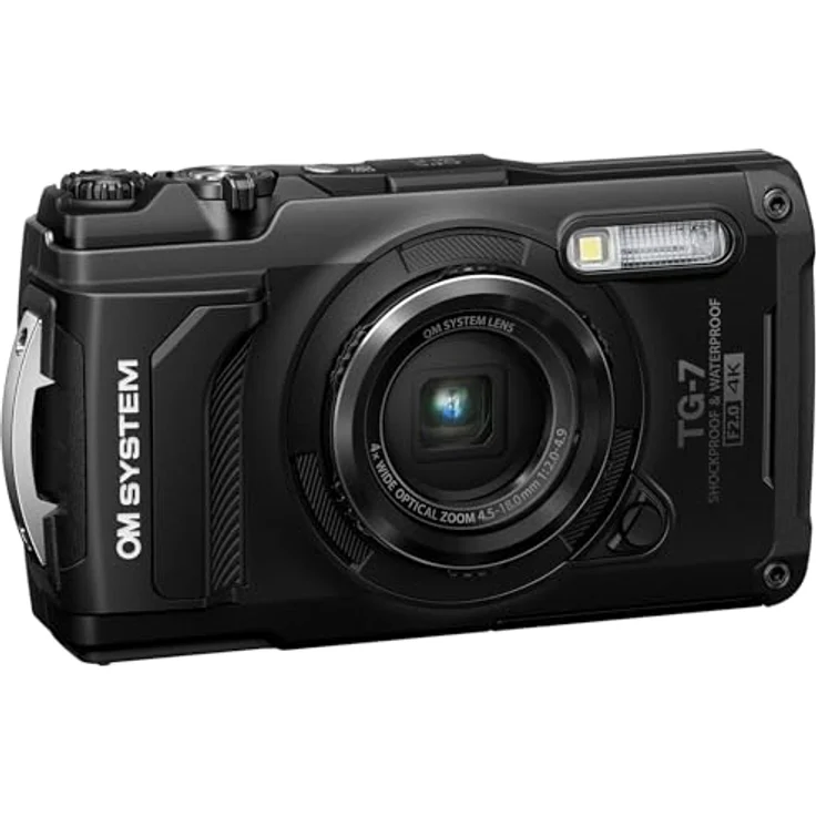 Olympus Tough TG-6 wasserdichte Kamera, Basis, schwarz – Bild 2