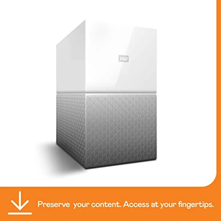 WD My Cloud Home Duo 6 TB Persönlicher Cloudspeicher - externe Festplatte 2-Bay - WLAN, USB 3.0. Backup, Videostreaming - WDBMUT0060JWT-EESN – Bild 3