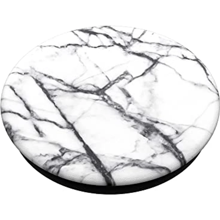 PopSockets PopGrip - Ausziehbarer Sockel und Griff für Smartphones und Tablets mit einem Austauschbarem Top - Dove White Marble – Bild 3