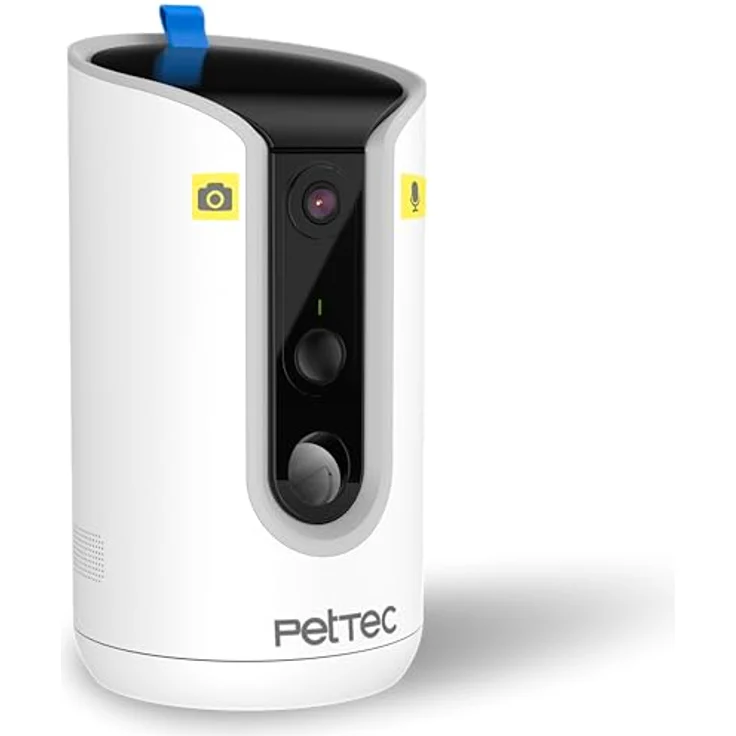 PetTec® Haustierkamera 360° und automatischer Futterspender mit Leckerliauswurf - via App & Multitaste - Bell-Erkennung - 3MP Nachtsichtfunktion - Hundekamera & Katzenkamera – Bild 3