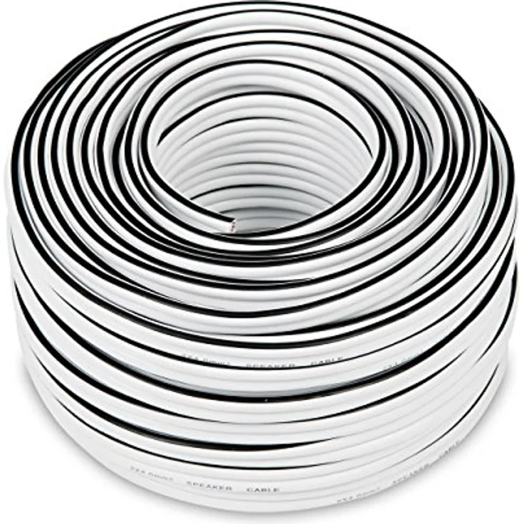 Teufel 30 m Lautsprecherkabel 2 x 4,0 mm² Weiß