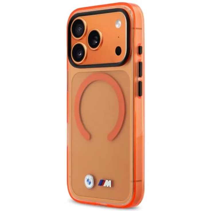 CG MOBILE BMW M IML Metalllogos MagSafe Hülle für iPhone 17 Pro Max, PC / TPU, orange – Bild 2