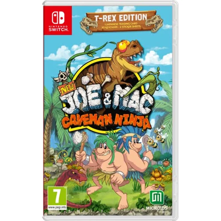 New Joe und Mac Haveman Ninja T-Rex Edition Game Switch