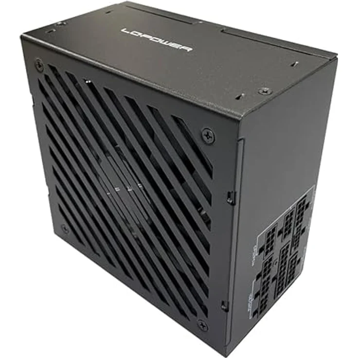 LC-POWER ATX PC Netzteil 850W, 80 Plus Gold, Vollmodulares Kabelmanagement, Integrator Pro Serie LC6850G-SI V3.1, Schwarz Hammerschlagoptik – Bild 4