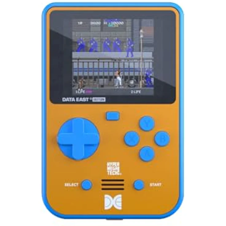 BLAZE EVERCADE DATA EAST SUPER POCKET, Handheld-Konsole mit 18 vorinstallierten Arcade-Spielen, 2,8 Zoll IPS Display, USB-C-Laden, 4+ Stunden Akkulaufzeit – Bild 4
