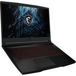 MSI GF63 Thin Gaming Laptop | 15.6" FHD 144 Hz Display | Intel Core i7-11800H | 16GB RAM | 512GB SSD Speicher | Nvidia RTX 3050 Grafik | QWERTZ Tastatur | Windows 11