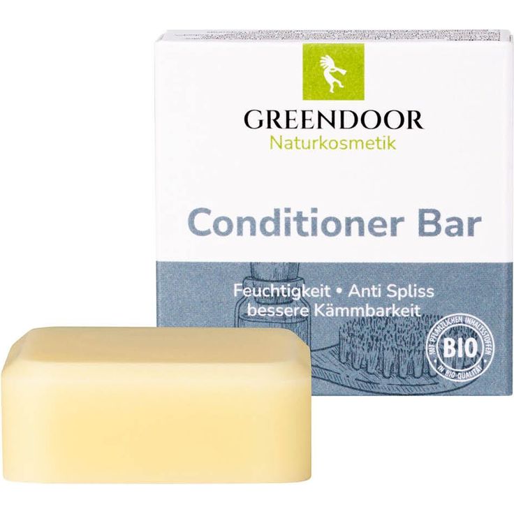 Greendoor Haar Conditioner Bar 48 g, für Feutigkeit und gegen Spliss