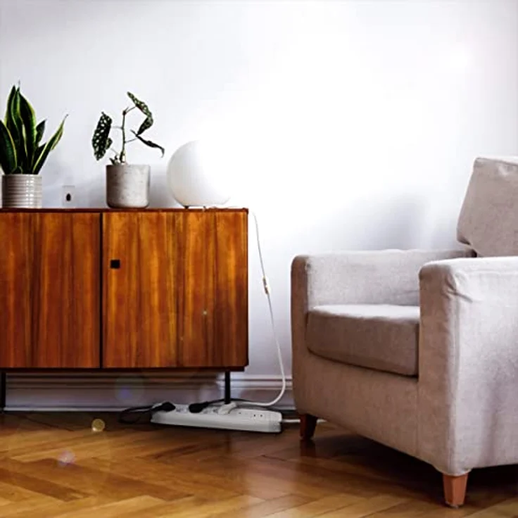 LogiLink Steckdosenleiste, 5-fach, mit Fernbedienung, weiß – Bild 2