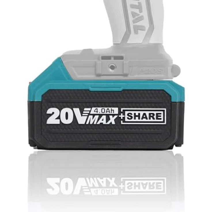 Total TFBLI2002E Akku 20V, Li-Ion, 4000mAh mit LED-Akkustandsanzeige – Bild 8