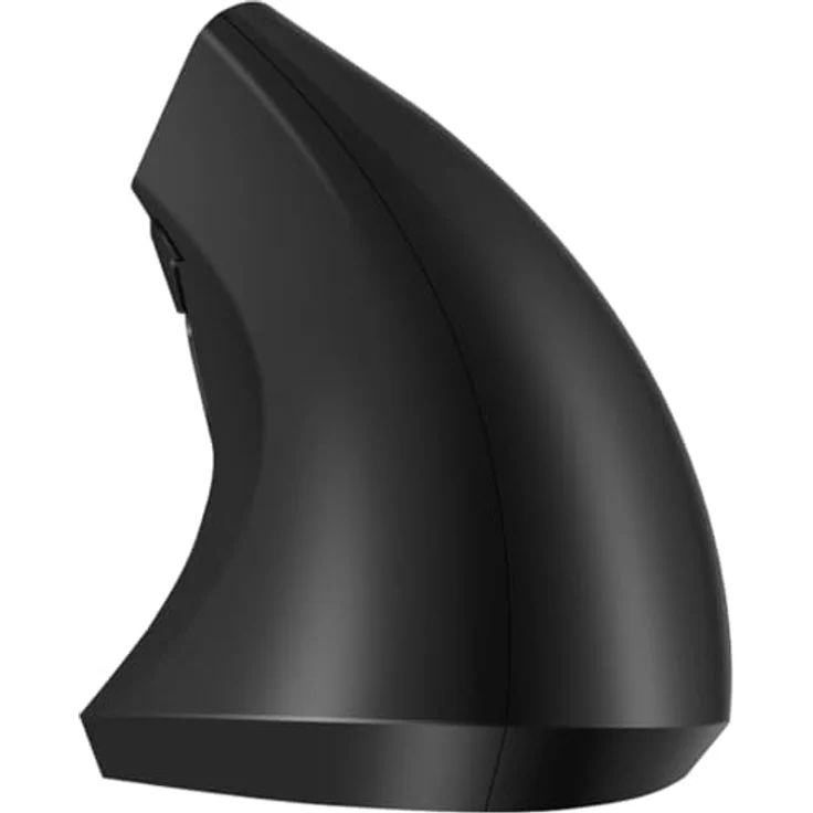 IZOXIS Vertikale Funkmaus mit kabelloser Freiheit, schwarz - Ergonomische vertikale Maus mit 6 Tasten, 2.4 GHz Verbindung, 800/1000/1200 DPI – Bild 6