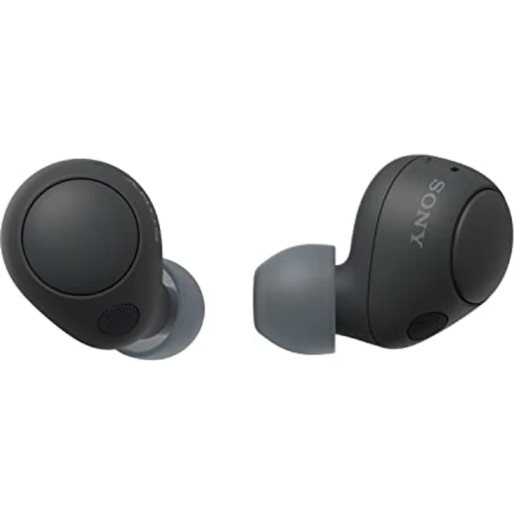 Sony WF-C700N True Wireless Noise Cancelling Kopfhörer - Ganztägiger Komfort und Stabilität - Bis zu 15 Stunden Akkulaufzeit mit Ladecase - Gojischwarz klein – Bild 1