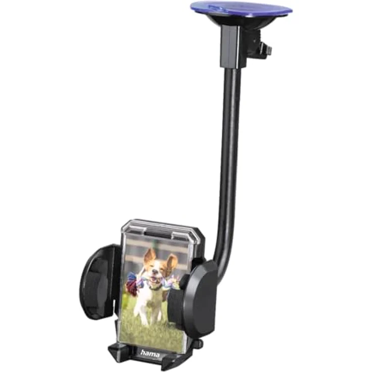 Hama Multi Handy-Kfz-Halterung Saugnapf, Lüftungsgitter 360° drehbar Passend für Breite: 40-110mm – Bild 3