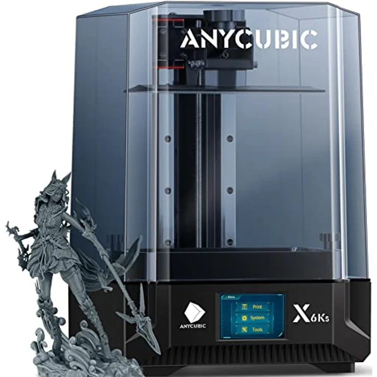 Anycubic Photon Mono X 6Ks Resin 3D Drucker, 9,1 Zoll 6K-Bildschirm, Doppelschiene-Z-Achse, Lighturbo Matrixlichtquelle, Druckgröße 195,84x122,4x200mm - Schwarz - Preisvergleich – Bild 1