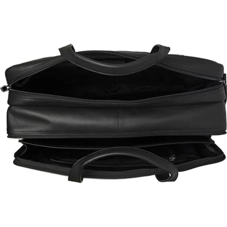 The Chesterfield Brand Nivano Business Bag, gepolsterte Laptop-Tasche mit organisiertem Innen- und Außenfach, Hellgrau – Bild 3