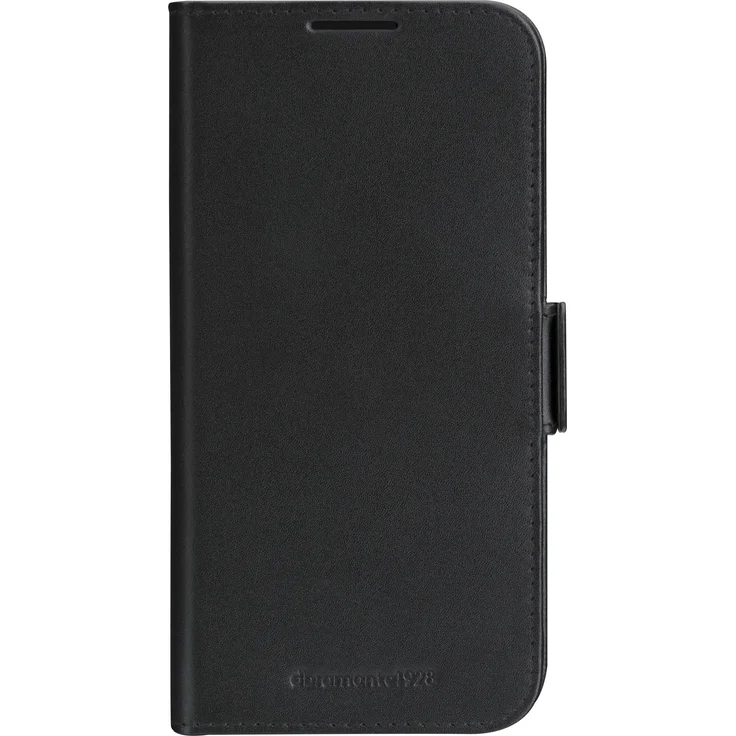 dbramante1928 Copenhagen, Wallet-Hülle für Samsung Galaxy A56, Stossdämpfend, aus hochwertigem Vollnarbenleder, Schwarz