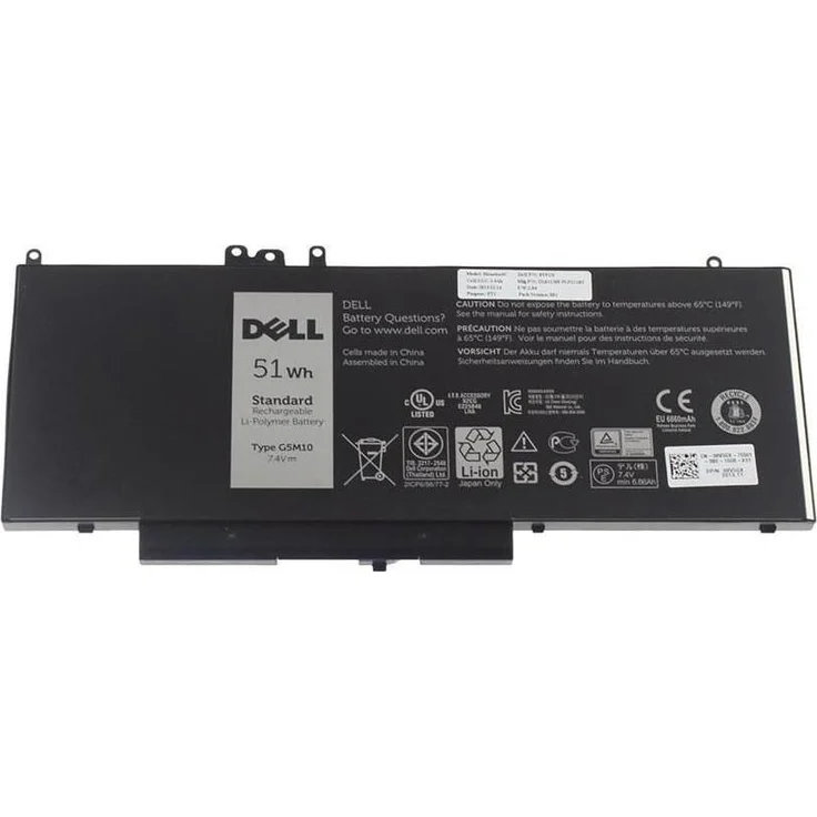 Dell Primary Battery - Kit - Lithium-Ionen, 4 Zellen, 51 Wh für Latitude E5250 E5450, Schwarz