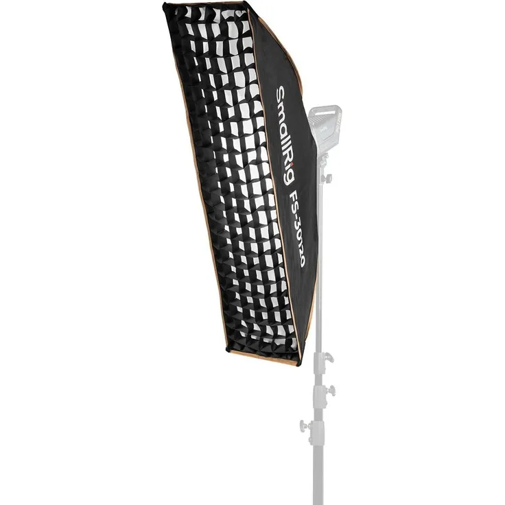 SmallRig Softbox FS-30120, Streifen-Softbox 30x120 cm mit Bowens-Halterung und 90° Wabenraster