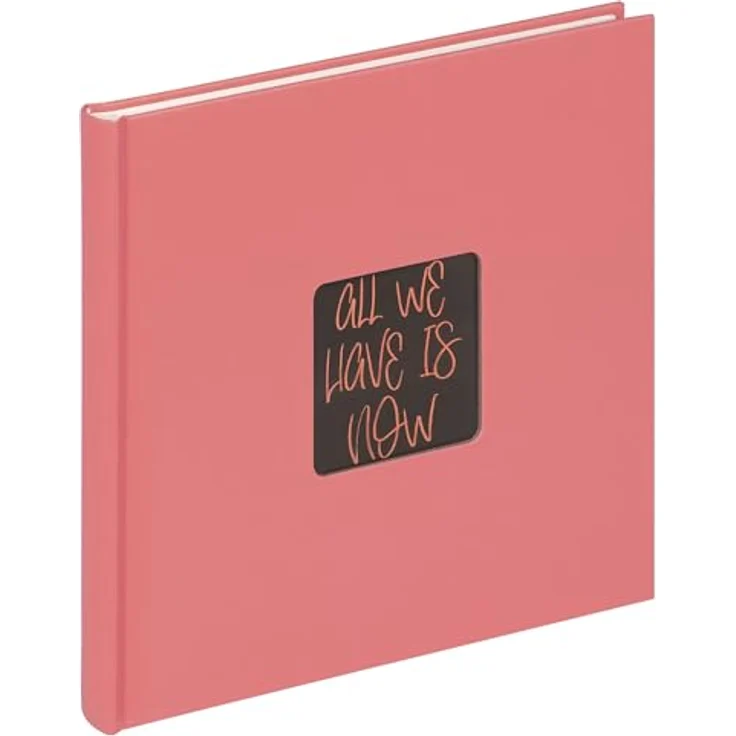 Walther Design Fotoalbum 26x25 cm Fun Living Coralle FA-205-LC, hochwertiger Struktureinband, 40 Seiten Fotokarton, inkl. CD-Archiv – Bild 1