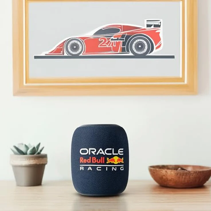 Oracle Red Bull Racing RB-SK460, Kompakter Bluetooth-Lautsprecher mit 5 W, TWS-Funktion, reaktive LED-Lichter, USB & FM-Radio – Bild 2