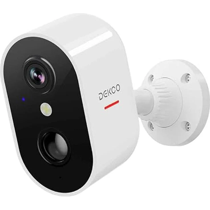 Dekco DC6L, Netzwerkkamera mit 1920 x 1080 Pixels, PIR-Bewegungssensor, wasserdicht (IP66), weiss – Bild 2