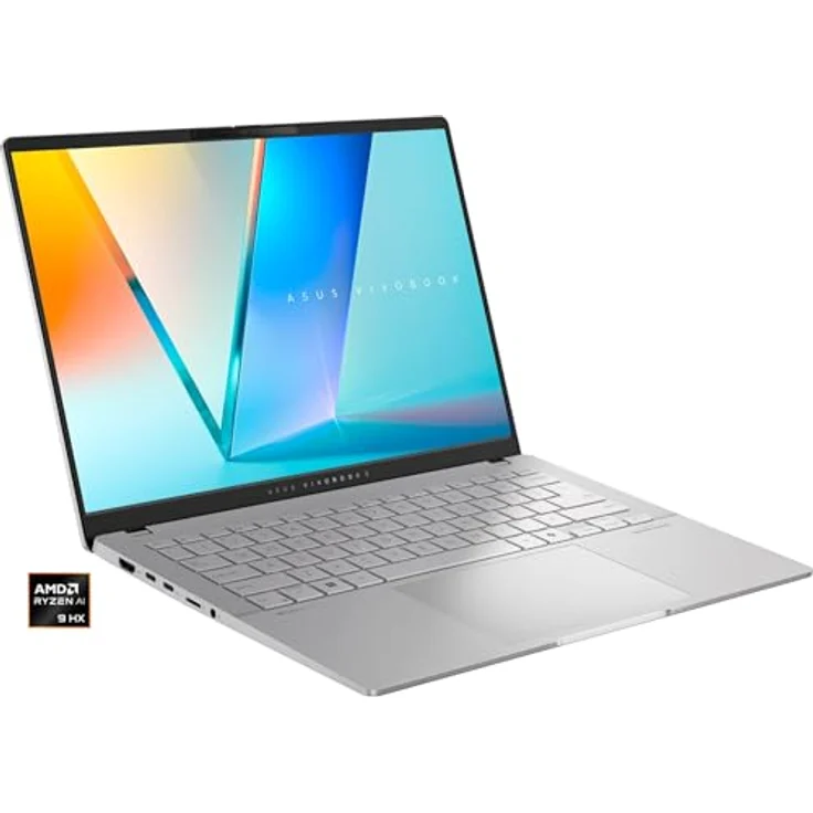 ASUS VivoBook S 14 AI R9 HX 370 24GB 1TB M5406WA-QD126WS Windows 11 Home, 14 Zoll OLED Display, 24GB RAM, 1TB SSD, Wi-Fi 6E, RGB Tastatur, weiß – Bild 2
