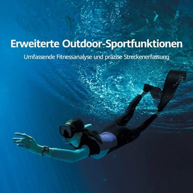 HUAWEI Watch FIT 4 Pro Smartwatch, GPS, 5ATM wasserdicht, EKG, Saphirglas, bis zu 10 Tage Akku, kompatibel mit Android™ & iOS, Blau, +6 Monate erweiterte Garantie – Bild 3