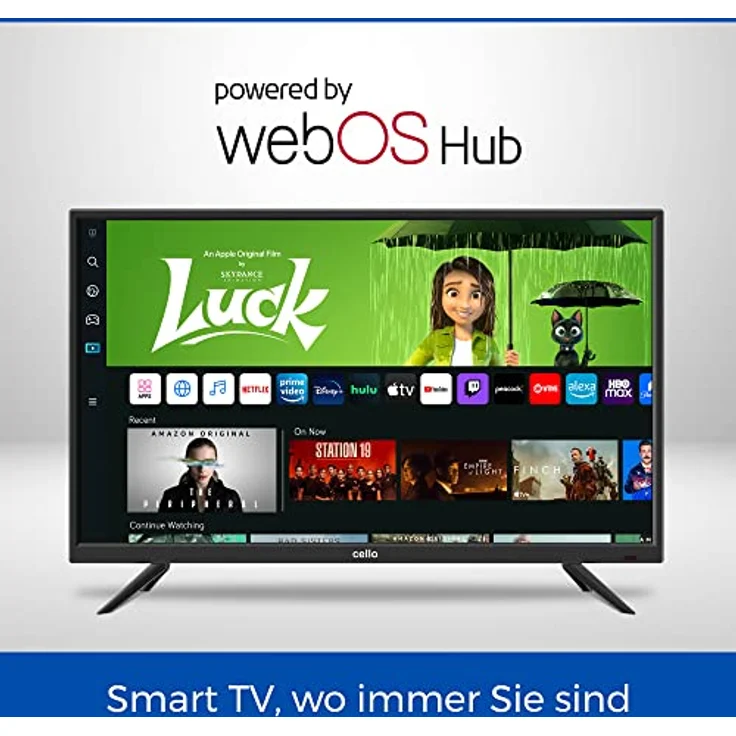 Cello 32 Zoll Smart Camping Reise TV 12-Volt TV Triple Tuner Bluetooth. Disney+ Netflix, Apple TV+ Prime Video Paramount+ Caravans HGVS Boote Modell 2023 – Bild 3