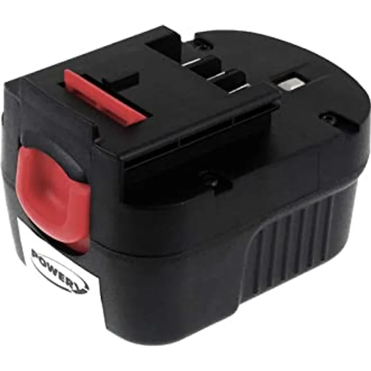 akku-net Akku für Black & Decker Akkuschrauber HP122 2000mAh, 12V, NiMH, Schwarz