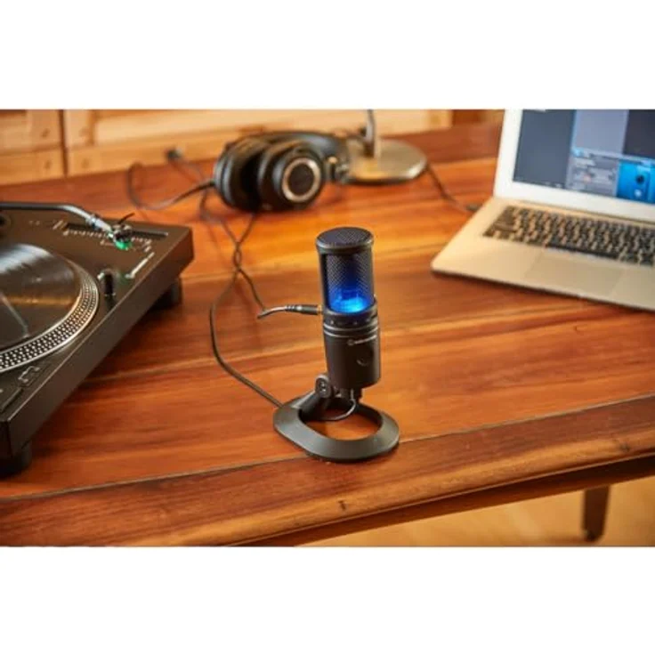 Audio-Technica AT2020USBX Kondensatormikrofon bk, Cardioid Condenser USB Microphone (Studio, Podcasting) – Bild 4