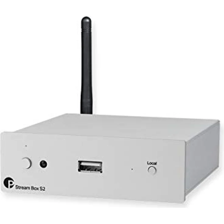 PROJECT Stream Box S2, silber Netzwerkplayer mit 24/192 Streaming, ESS9023 DAC, Multi-room und Unterstützung für Spotify, TIDAL, DLNA – Bild 3