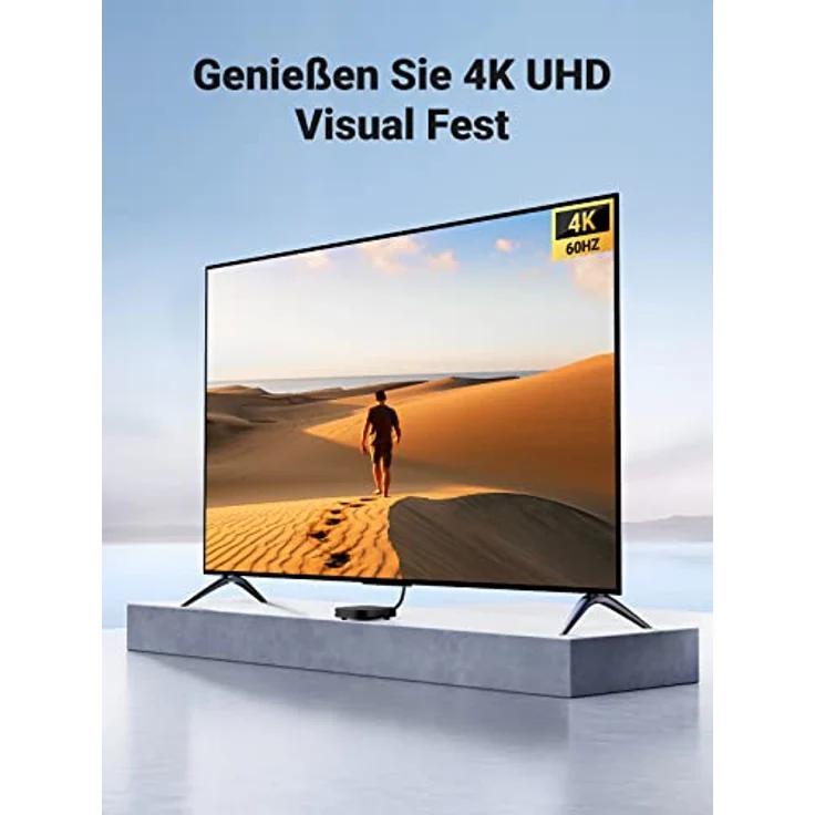 UGREEN HDMI Kabel 4K 60Hz UHD 2.0 HDMI ARC Kabel HDR 3D High Speed 18Gbps mit Ethernet vergoldet kompatibel mit TV Fernseher, Monitor, Blu-ray, PS5/PS4/PS3, Xbox Series S, Soundbar(2M – Bild 2