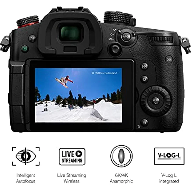 Panasonic LUMIX DC-GH5M2ME Systemkamera mit Objektiv 12-60mm/F3.5-5.6 (20MP, 4K, doppelte Stabilisierung, Kälte-/ Staub- & Spritzwasserschutz) – Bild 3